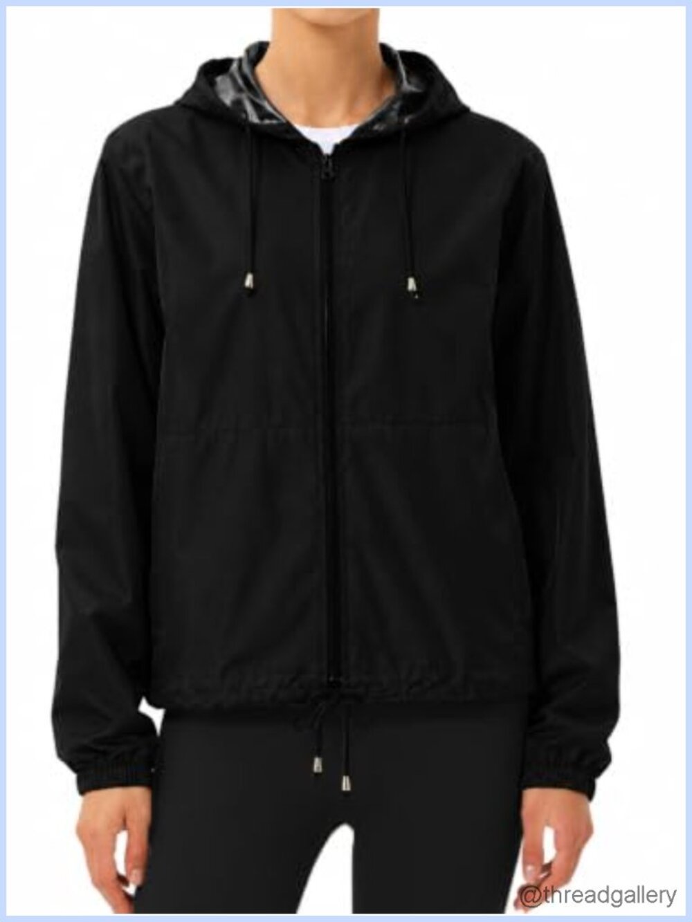 Uposiut Womens Waterproof Windbreaker Rain Jacket Packable Hooded Raincoat